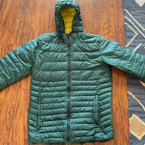 Mammut down jacket with hood green